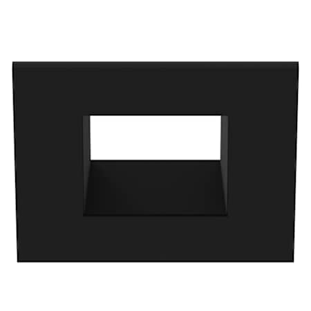 CSL Lighting ECO Downlight 3" Wide Adjustable Square Trim Ring Black
