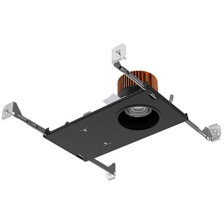 CSL Lighting ECO Downlight 3" Trim 3000K LED IC Rated and Airtight New Construction Recessed Housing Matte Black