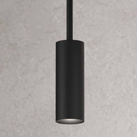 CSL Lighting LED Cylinder 3" Wide 3000K LED Mini Pendant Matte Black