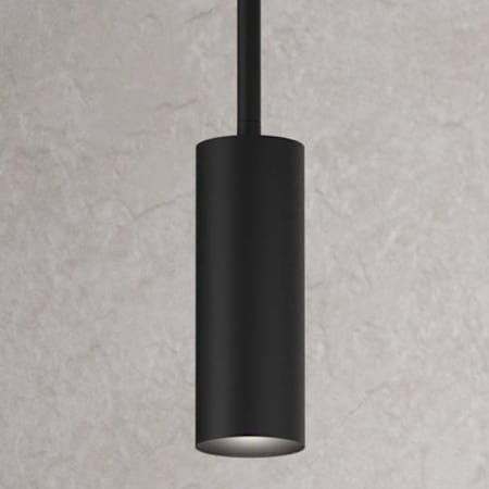 CSL Lighting LED Cylinder 3" Wide 3500K LED Mini Pendant Matte Black