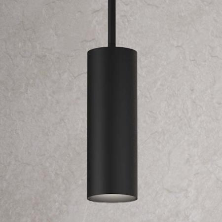 CSL Lighting LED Cylinder 3" Wide 3000K LED Mini Pendant Matte Black