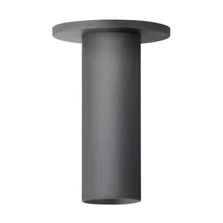 CSL Lighting Luxe Cylinder 3" Wide 2700K LED Semi-Flush Ceiling Fixture Matte Black