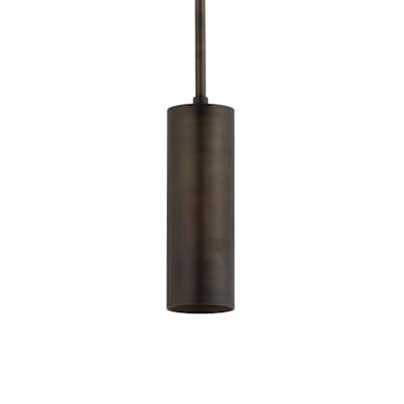 CSL Lighting Luxe 3" Wide 2700K LED Mini Pendant Distressed Bronze