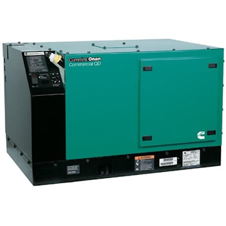 Cummins QD Series 8kW (120V - 35A) Single-Phase Diesel Quiet Commercial Mobile Generator N/A