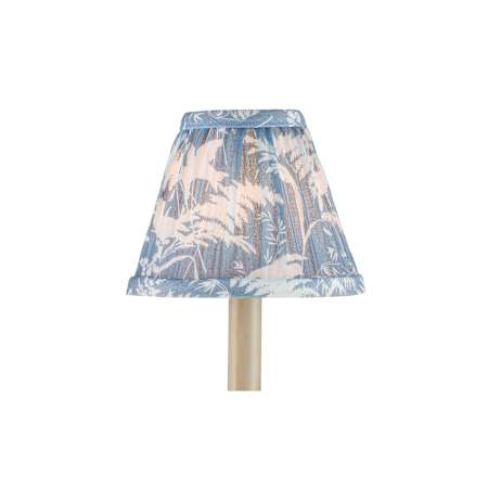 Currey and Company Aviary 6" W x 5" L Lighting Shade Dusty Blue / Ivory