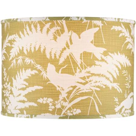 Currey and Company Aviary 14" L Lighting Shade Moss / Ivory
