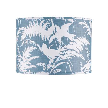 Currey and Company Aviary 20" W x 14" L Lighting Shade Dusty Blue / Ivory