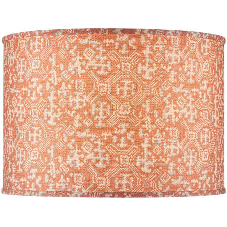 Currey and Company Nomad 14" L Lighting Shade Terracotta / Ivory