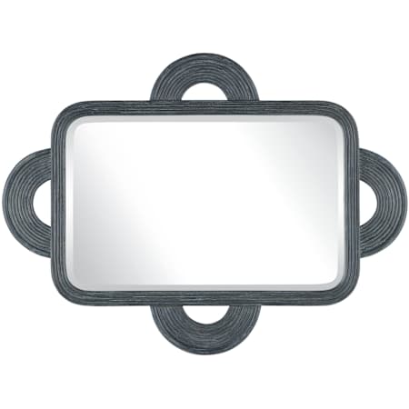 Currey and Company Santos 35-1/4" W x 47-1/4" H Rectangular Framed Bathroom Mirror Vintage Navy