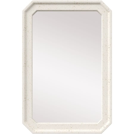 Currey and Company Carson 29"W x 43"H Rectangular Flat Framed Accent Mirror Ivory Terrazzo