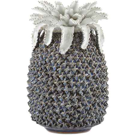 Currey and Company Waikiki Medium Pineapple Blue / White