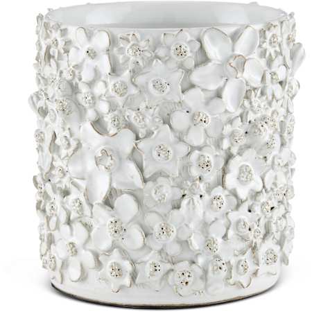 Currey and Company Jessamine 6" Wide Bowl White