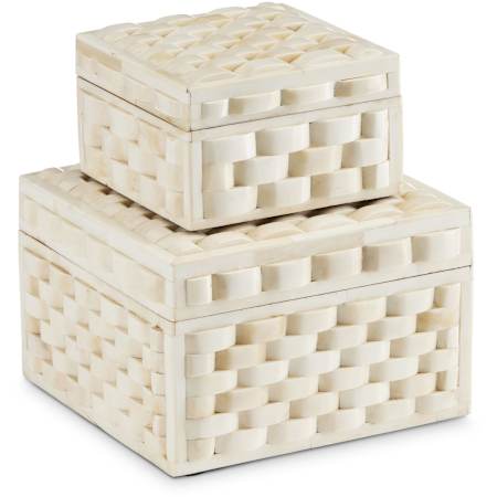 Currey and Company 7" Wide Box Set Natural