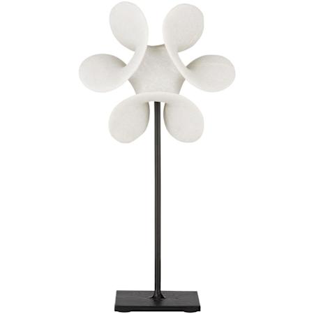 Currey and Company Helice 13.5" Tall Statue Natural / Black