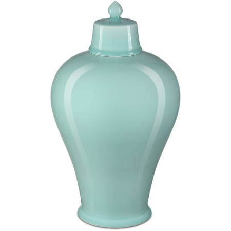 Currey and Company Celadon 10" Wide Jar Celadon Green