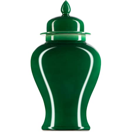 Currey and Company Imperial 9.75" Wide Jar Imperial Green