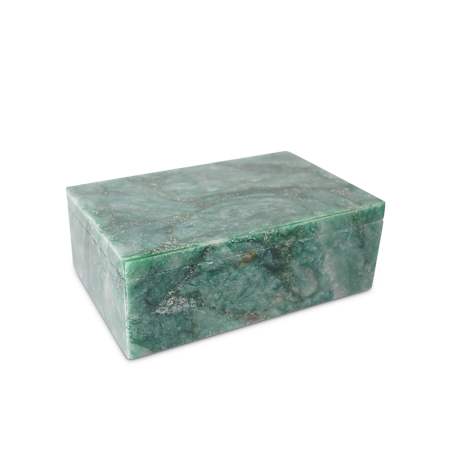 Currey and Company 2-1/2" Tall Quartz Box Natural
