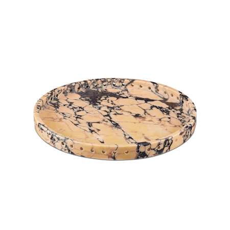 Currey and Company Freya 1-1/2" x 15-3/4" Stone Tray Natural