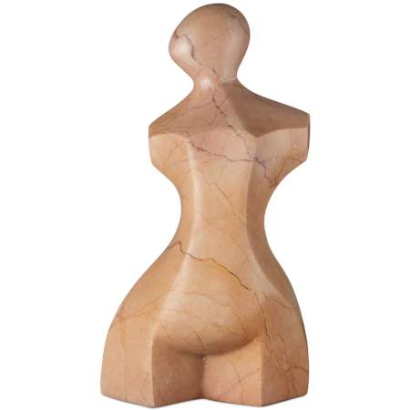 Currey and Company Giada 9" Tall Rosa Small Bust Sculpture Natural