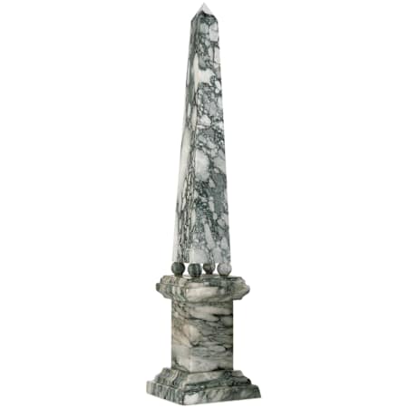 Currey and Company Sorority 29" Tall Stone Buildings and Landmarks Statue Green / Off-White