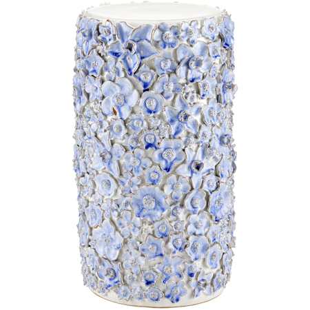 Currey and Company Jessamine 11" Wide Table Blue