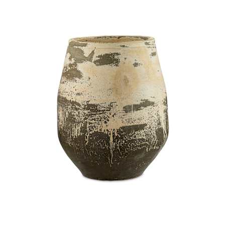 Currey and Company Sicilia 30-3/4" x 23-1/2" Terracotta Planter Antique White