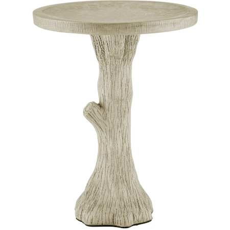 Currey and Company Faux Bois 14" Tall Concrete, Iron Bird Bath Portland