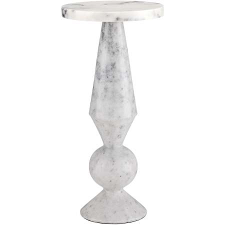 Currey and Company 10.5" Wide Accent Table White