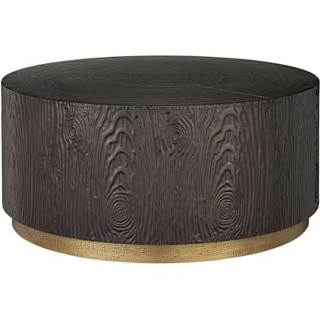 Currey and Company Terra 38" Wide Coffee Table Bronze / Brass