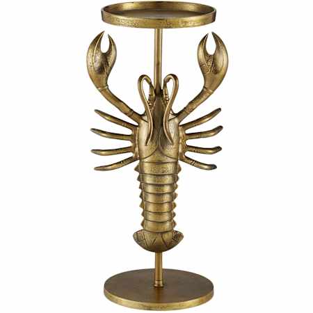 Currey and Company 10" Wide Pub Table Antique Brass