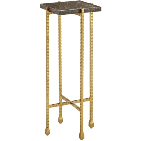Currey and Company Flying Gold 9.25" Wide Pub Table Natural / Gold