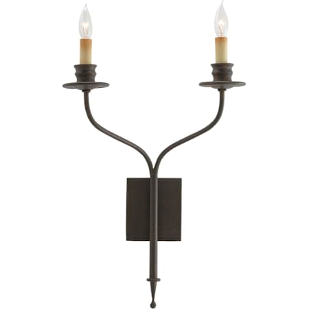 Currey and Company Highlight 2 Light 20" Tall Wall Sconce Bronze Gold