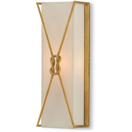 Currey and Company Ariadne 18" Tall Wall Sconce Contemporary Gold Leaf