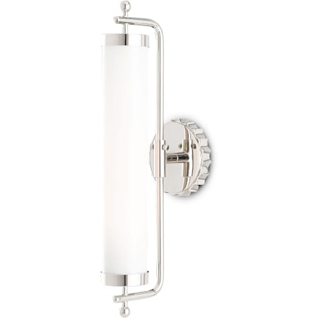 Currey and Company Latimer 20" Tall Wall Sconce with Glass Shade Polished Nickel