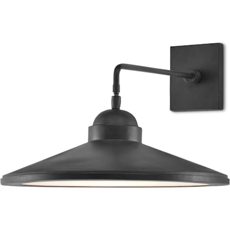 Currey and Company Ditchley 13" Tall LED Wall Sconce Black Bronze / White