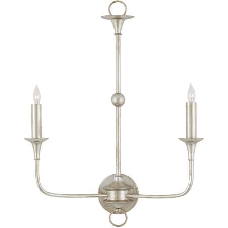 Currey and Company Nottaway 2 Light 24" Tall Wall Sconce Champagne