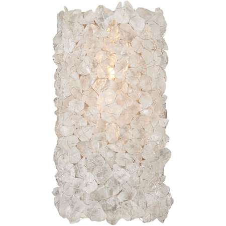 Currey and Company Iconoclast 16" Tall Wall Sconce with Rock Crystal Shade Natural / Contemporary Silver Leaf / Contemporary Silver