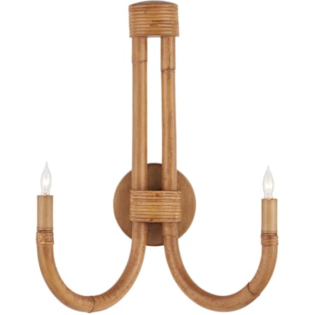 Currey and Company Samsara 2 Light 20" Tall Wall Sconce Natural / Saddle Tan