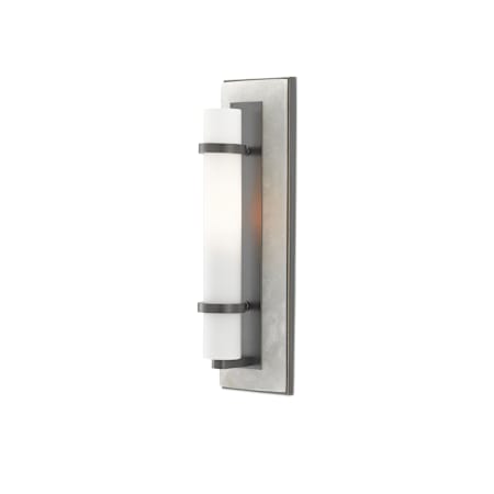 Currey and Company Bruneau 17" Tall LED Wall Sconce Natural / White / Oil Rubbed Bronze