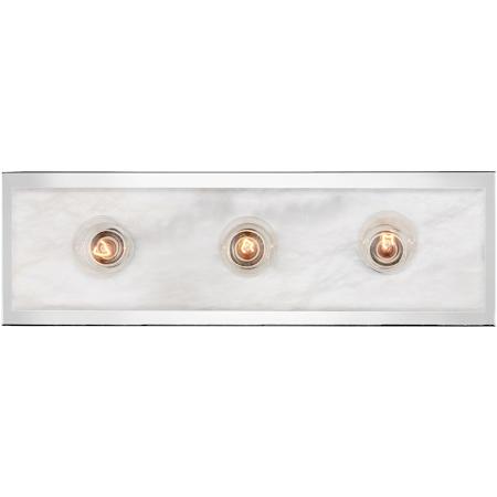 Currey and Company Berdine 3 Light 16" Tall Wall Sconce Natural / Polished Nickel