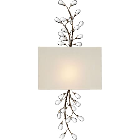 Currey and Company Crystal Bud 27" Tall Wall Sconce Cupertino