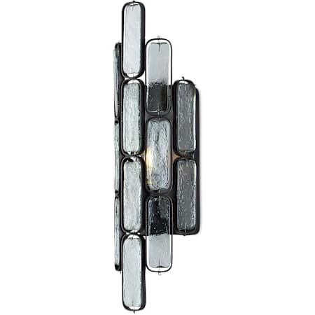 Currey and Company Centurion 18" Tall Wall Sconce Clear / Satin Black
