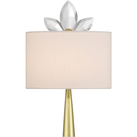 Currey and Company Trillium 13" Tall Wall Sconce Clear / Brass