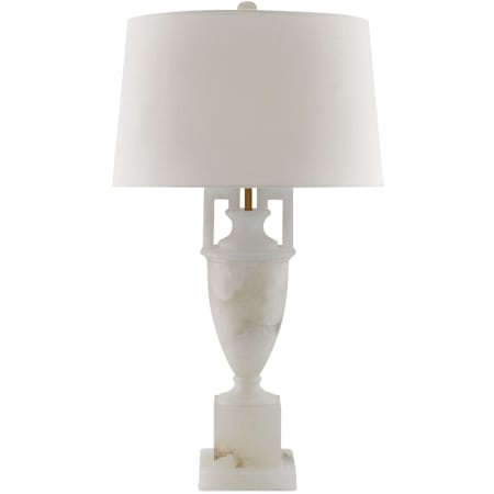 Currey and Company Clifford 33" Tall Accent, Vase Table Lamp Natural and Coffee Bronze