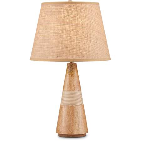 Currey and Company 29" Tall Buffet Table Lamp Natural / Brass