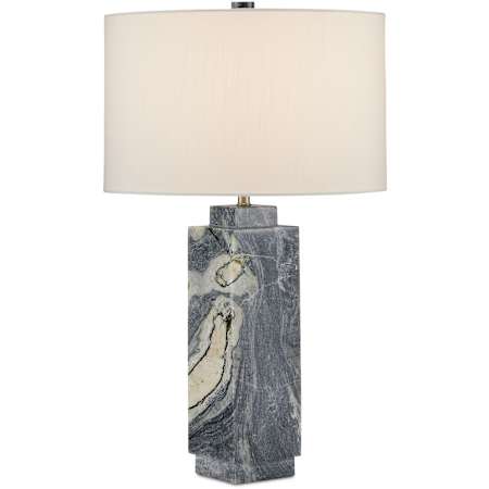 Currey and Company 24" Tall Buffet Table Lamp Natural