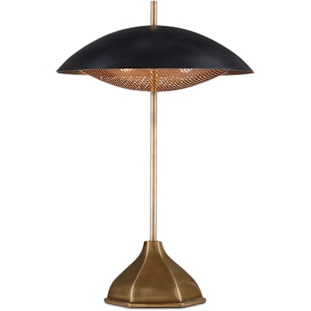 Currey and Company Domville 2 Light 21" Tall Buffet Table Lamp Antique Brass / Black