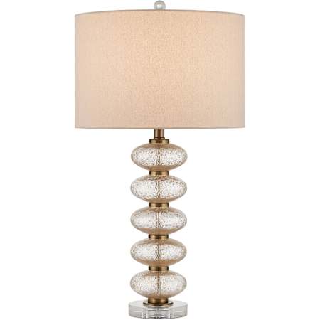 Currey and Company Zebulon 29" Tall Buffet Table Lamp Clear / Gold / Antique Brass