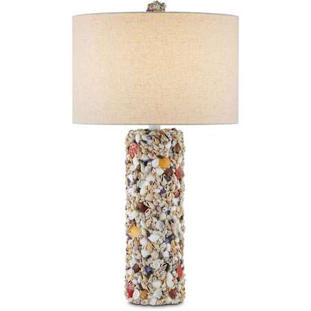 Currey and Company Festoon 33" Tall Buffet Table Lamp Natural