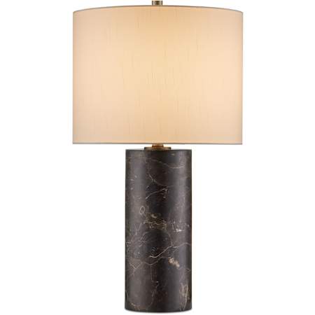 Currey and Company Vespera 25" Tall Buffet Table Lamp Coffee Brown / Antique Brass